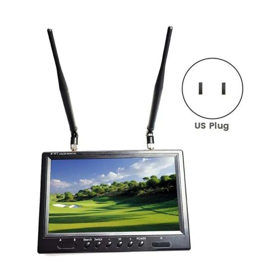 Original 9inch 5.8G Monitor LCD Screen 800X480 20Hz--20Khz Stereo Dual for RC Drone Quadcopter
